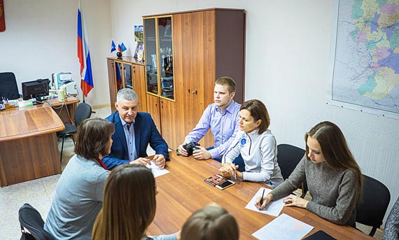 Встреча с главой района Виктором ВЛИСКО
