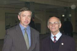 На фото: ученик и учитель, С.Д. Кирик и В.Е. Фёдоров